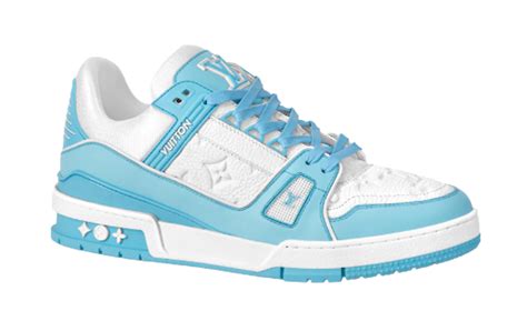 lv trainer babyblau|lv trainers.